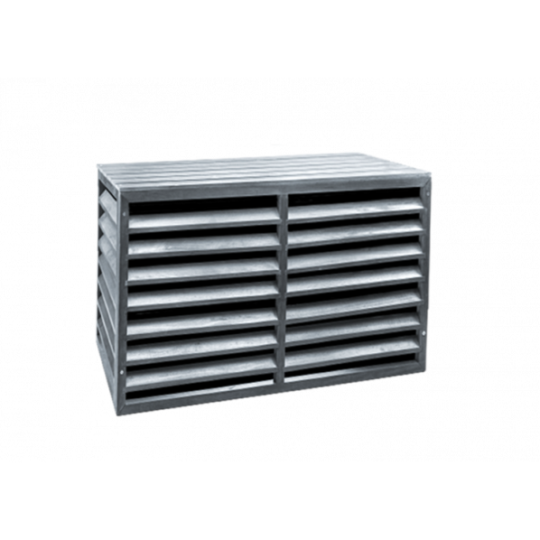 Klokje knoflook Vervallen Evolar Evo-cover Airco Buitenunit Omkasting - Antraciet - Wood - XS 600 x  900 x 400 MM | Evolar