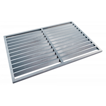 Evolar Backcover voor Airco Omkasting Antraciet Wood XS